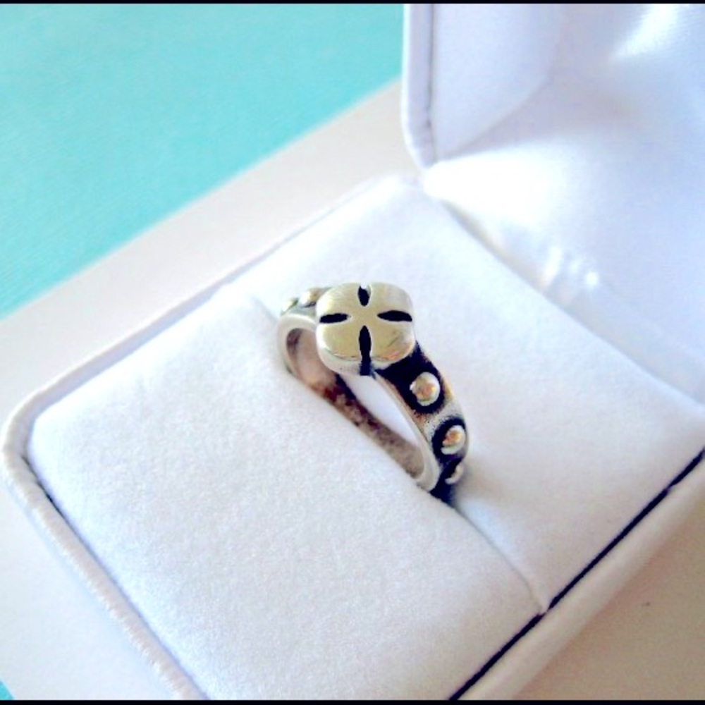 James Avery Retired Sterling Silver Rosary Ring